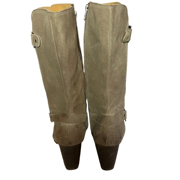 Bed‎ Stu distressed suede Monarch zip up wedges 8 - Picture 6 of 6